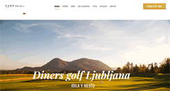Desktop Screenshot of golf-ljubljana.si